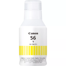 A 135ml Bottle of Canon GI-56 Yellow Pigment Ink.