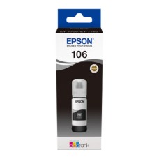 EP-106 Black Dye Genuine OEM Epson Bottle of Ink.