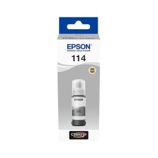 A 70ml Bottle of Epson 114 Series Grey Ink for ET8500 & ET-8550 Printers.