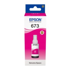 EP-673 Magenta Dye Genuine OEM Epson Bottle of Ink.