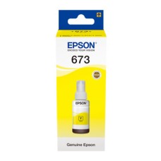 EP-673 Yellow Dye Genuine OEM Epson Bottle of Ink.